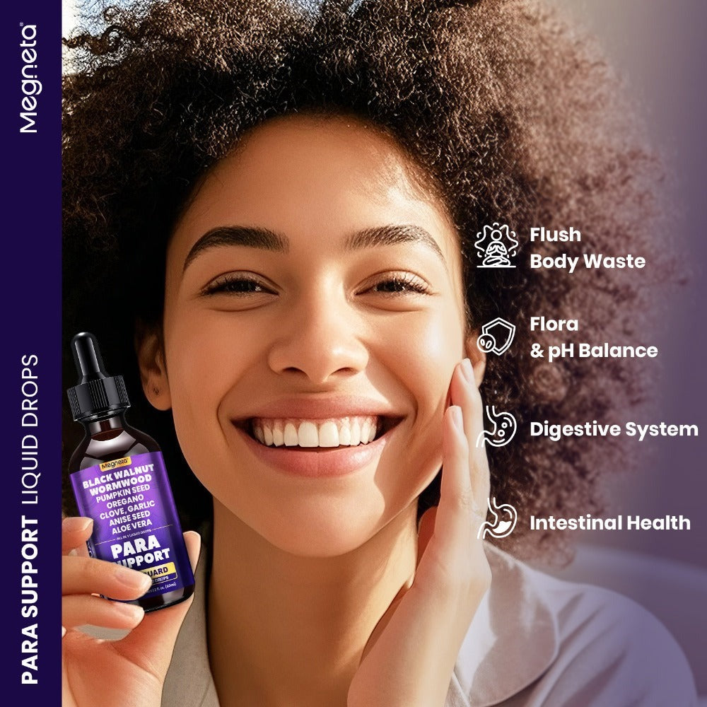 High Potency Herb with Black Walnut Liquid Drops, with Clove, Garlic, Turmeric, Pumpkin Seed, Oregano, Digestive Health Support, Gut-Friendly. 2.03 oz
