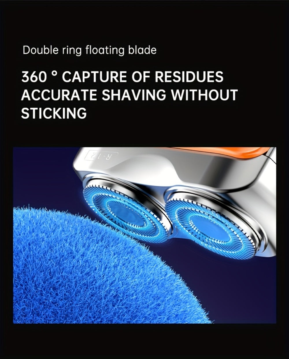 Mimi'S New Electric Shaver Features Magnetic Suction Dual Blade Heads, 2-Speed USB Charging, Mini Car Portable, Men'S Electric Mobile Razor