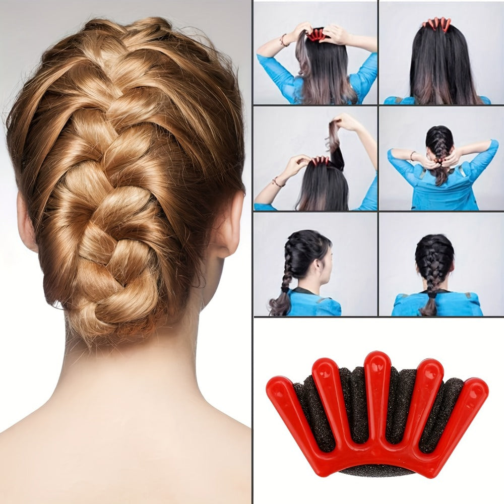 81pcs Set of Hair Curler and Braiding Tool Suit Clip Meatball Head Donut Hair Pulling Pin Bridal Hair Braiding Device Bridal Hair Accessories Styling Braided Hair Braiding Device Headdress