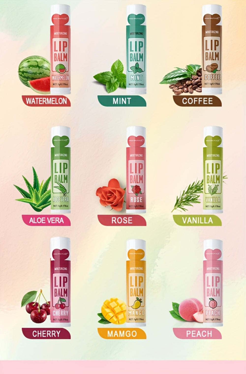 [Luxury Lip Balm Set] 60pcs Luxury Lip Balm Gift Set - Deep Hydration & Moisture for Soft, Glossy Lips - Perfect Valentine's Day or Thanksgiving Present for Women