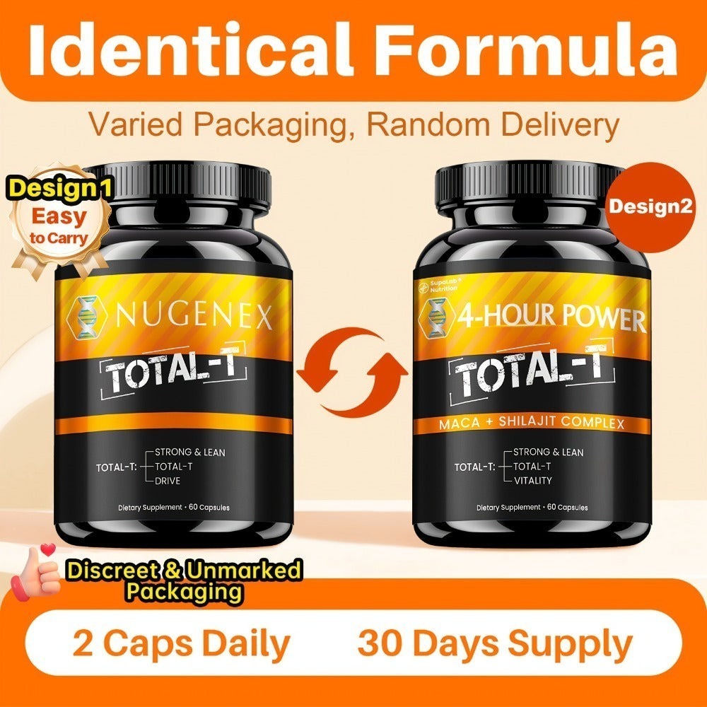 [2-Pack] Men'S Daily Fule - Blue Strength, Male & Heart Health, 4-HOUR POWER | with MACA, Ashwagandha, Tongkat Ali, Tribulus, Fenugreek, 3Rd Party Tested | 120 Capsules, 60 Days Supply