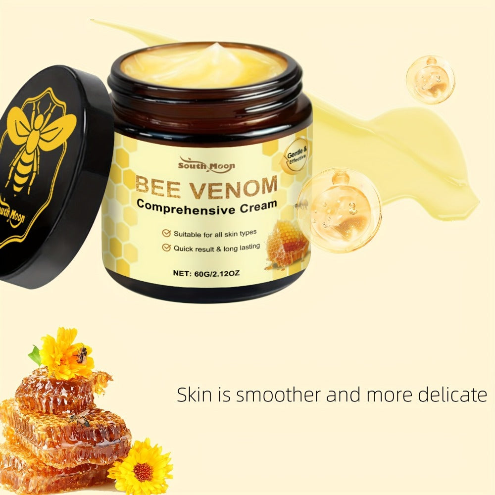 3pcs Of Bee Venom Combination Set - Equipped with Scraping Board - Containing Collagen, Honey And Retinol, Massage And Lift The Facial And Neck Skin, Making The Light Beige Skin Firmer. Women's Beauty Products Are Holiday Gifts