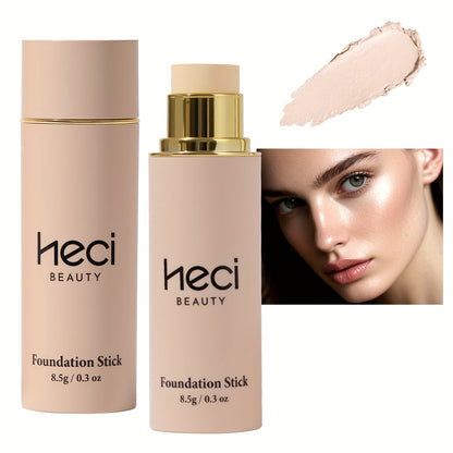 Concealer Foundation Stick 2pcs - Full Coverage CC Cream Waterproof Long-Lasting Matte Finish, Lightweight Moisturizing Formula for Light to Medium Tan Skin Tones, Multi-Purpose Flawless Makeup