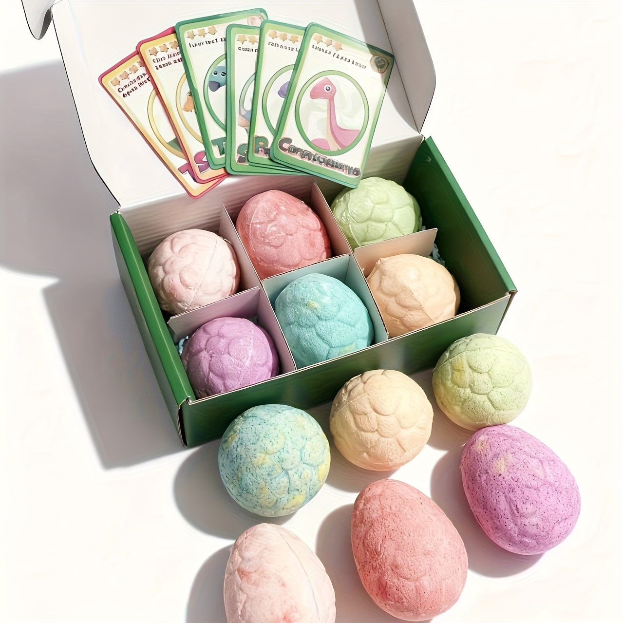 Mother'S Day Gift For - Dinosaur Bath Bombs With Surprises, 6 Packs Bath Bombs For, Dinosaur Bath/ Bath Bombs For, Bath Bombs With Surprise Inside, Fizzy Bath Ball Reveal Hidden Dino.