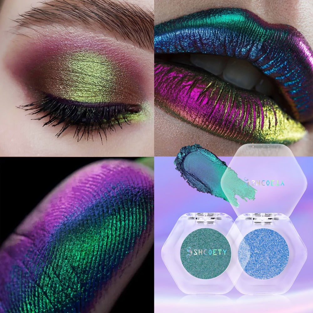 12pcs Chameleon Eyeshadow Palette Set, Eye-modifying Pearlescent Eyeshadow Palette, Eye-brightening Eyeshadow, Essential Easter Gifts for Women