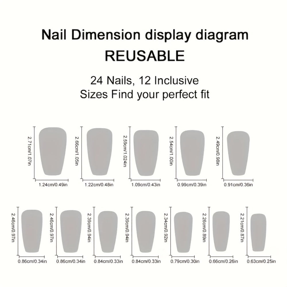 216pcs Assorted Fake Nail Stickers - Ballet, Leopard, Floral, Butterfly, and Glitter Designs - Removable, Glossy Finish - Perfect for Spring & Summer Manicures, Long Nail Stickers | Vibrant Nail Art | Glossy Finish Nails, Nail Decor