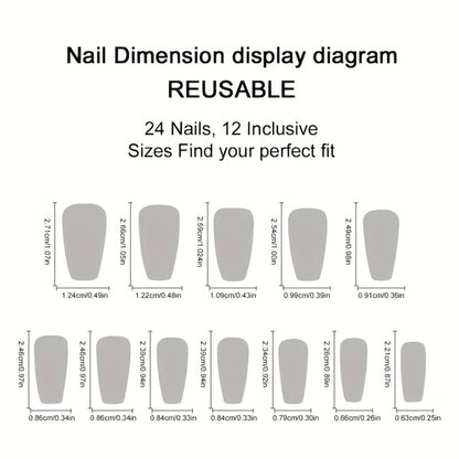 Nail Stickers for Long Nails 216pcs - Ballet Leopard Floral Butterfly Glitter Designs - Removable Glossy Nail Art Decals for Spring Summer Manicure - Full Cover Nail Wraps Vibrant Nail Decor