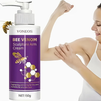 Firming Body Cream 5 Pack Bee Venom Tightening Shaping Lotion 150g - Moisturizing Lifting for Arms Abdomen Legs Buttocks Anti Sagging Skin All Skin Types