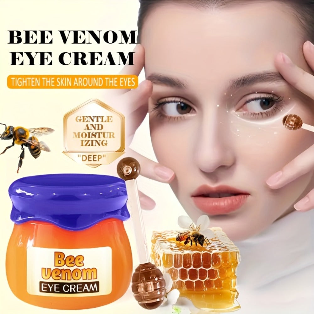 Eye Cream 5 Pack Bee Venom Instant Lifting Firming Anti Aging - Dark Circles Puffy Eyes Eye Bags Wrinkles Antioxidant Under Eye Treatment for Women All Skin Types
