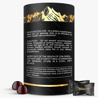 Shilajit Supplement 3000mg — Pure Shilajit with Ginger, Ginseng & Ashwagandha | Multi-Mineral Phytonutrient Formula for Energy, Vitality & Strength | 1-3 Bottle Options