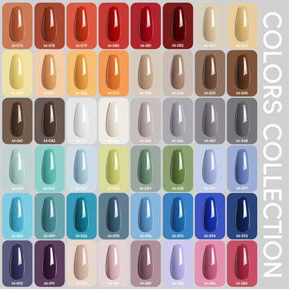 Holographic Rainbow Candy Gel Nail Polish Set 6 Colors 15ml - Semi-Permanent Soak Off LED UV Long Lasting Glossy Macaroon Finish Photo Frame Bottle Spring Summer Nail Art Kit for Women 0.51oz Each