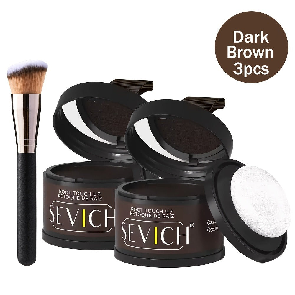 Hairline Powder Root Touch Up — Instantly Conceals Thinning Hair, Gray Roots & Hair Loss, Hair Shadow Topper for All Hair Types, 13 Shades 2/3pcs Kit