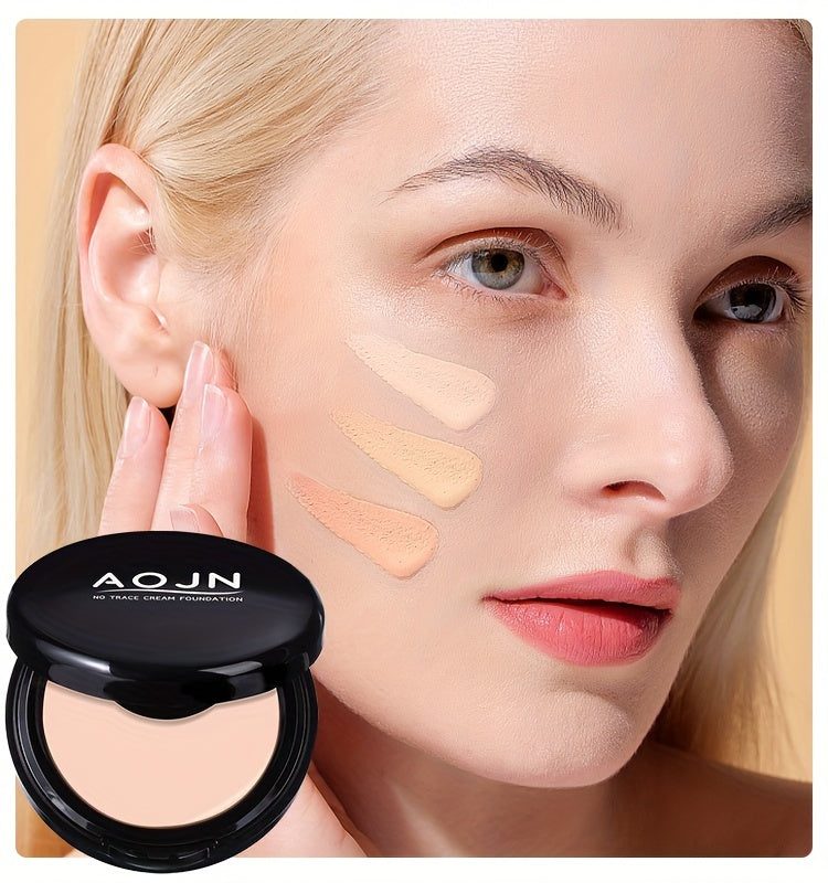 [Oil-Control Foundation/Powder] Concealing Oil-Control Foundation/Powder - Available in Three Shades Suitable for Various Makeup Looks, Ensuring Your Skin Appears Flawless, Providing 24-Hour Coverage And Oil Control, with Long-Lasting Waterproof Propertie