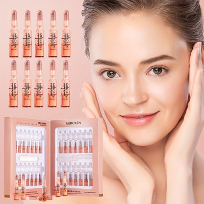 Hydrating Face Serum Collagen Glycerin Brightening Moisturizing Alcohol Free Fragrance Free for Normal Sensitive Skin Unisex Skincare 1.42oz