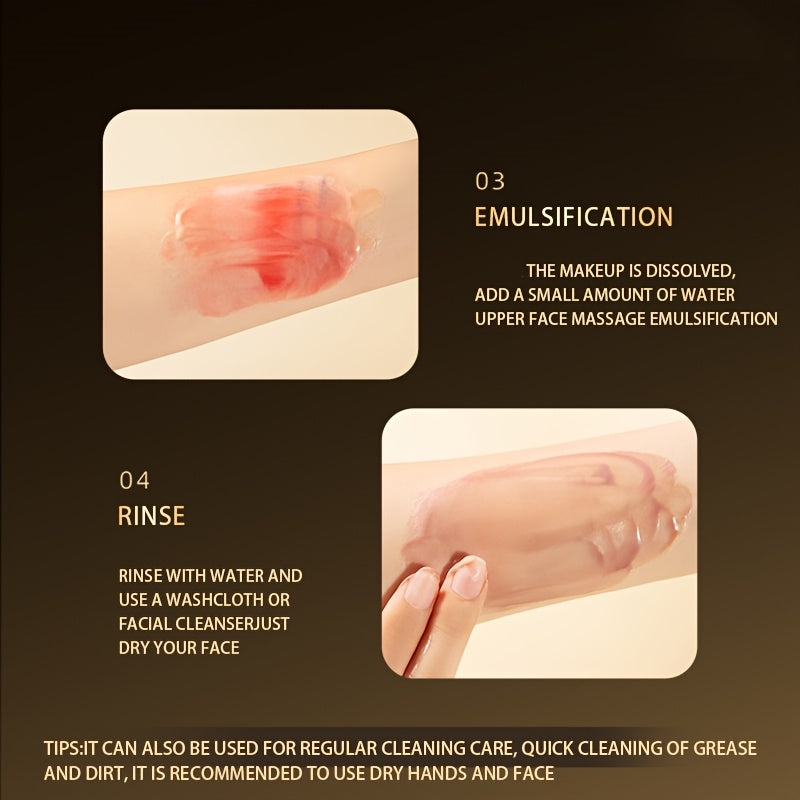 MERCILEN Plant-Based Cleansing Cream 85g - Gentle, Moisturizing Makeup Remover with Hyaluronic Acid & Squalane for All Light Beige Types with Plant Squalane