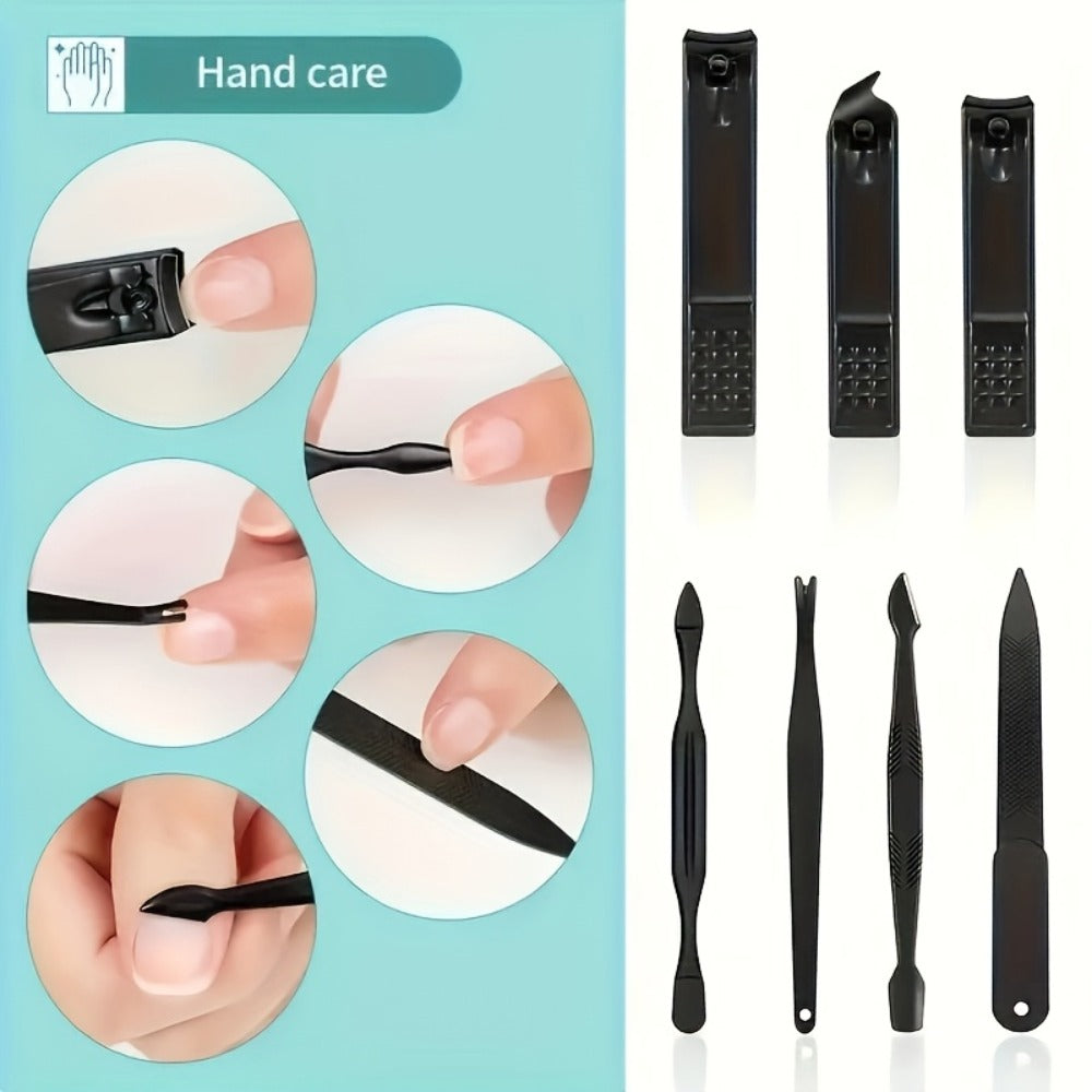 25pcs Professional Nail Clipper Set - Sharp Blades for Accurate Cutting, Sturdy And Long-Lasting Design for Trimming Both Fingernails And Toenails - Achieve Quality Nails at Home with Essential Tools for Comprehensive Pedicure Care
