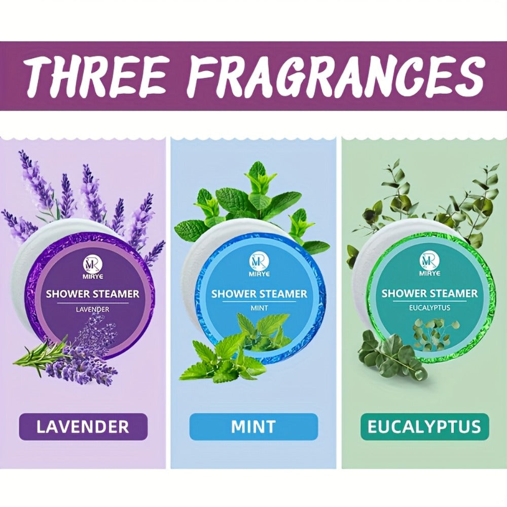 Shower Steamers 18-Pack – Aromatherapy Shower Tablets with Lavender, Eucalyptus & Mint Essential Oils | Self-Care Spa Bath Set for Men & Women | Perfect Gift for Christmas, Valentine’s Day & Mother’s Day