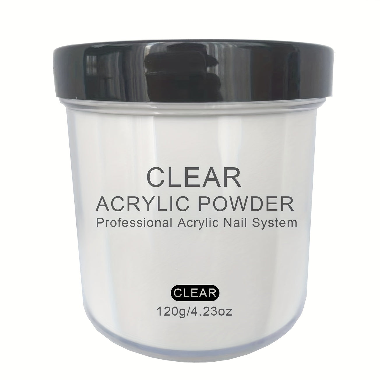 4oz Professional Transparent/Pink/White/Nude Beige Acrylic Nail Powder Suitable for Acrylic Nail Extensions & 3D Nail Art, No Lamp Required Polymer Powder for DIY Nail, Suitable for Nail Sculpting, Polishable for - Use
