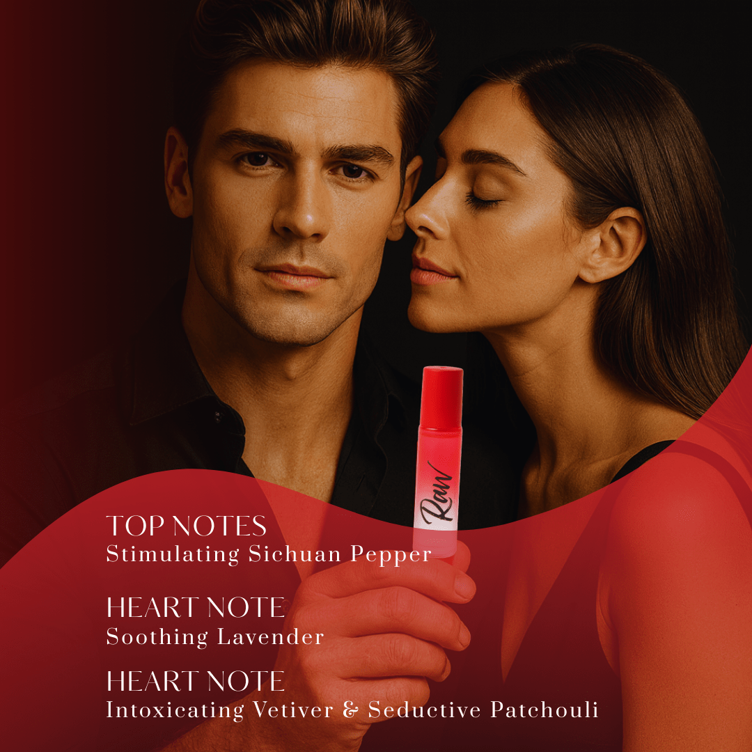 RawChemistry Raw Cologne Roll-On for Men | Pheromone Infused | Easy Application | Boosts Confidence & Attraction | Long-Lasting & Bold Scent