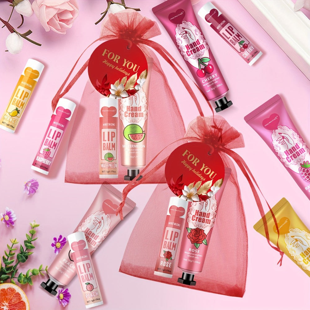 96pcs/box, Batch Gift Set Includes Hand Cream, Lipstick, Red Bag And Wedding Card. A Female Companion Gift Assembly For Christmas Holiday Gift Distribution, Thanksgiving Gift, Thank-you Gifts For Colleagues And Friends, And Gifts For .