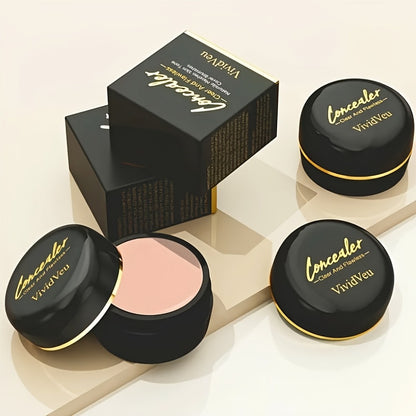 Full Coverage Concealer 3 Pack Waterproof Matte – Plant-Based Long-Lasting Formula, Covers Dark Circles, Dark Spots & Blemishes, All Skin Tones, Multi-Shade Buildable Concealer Set