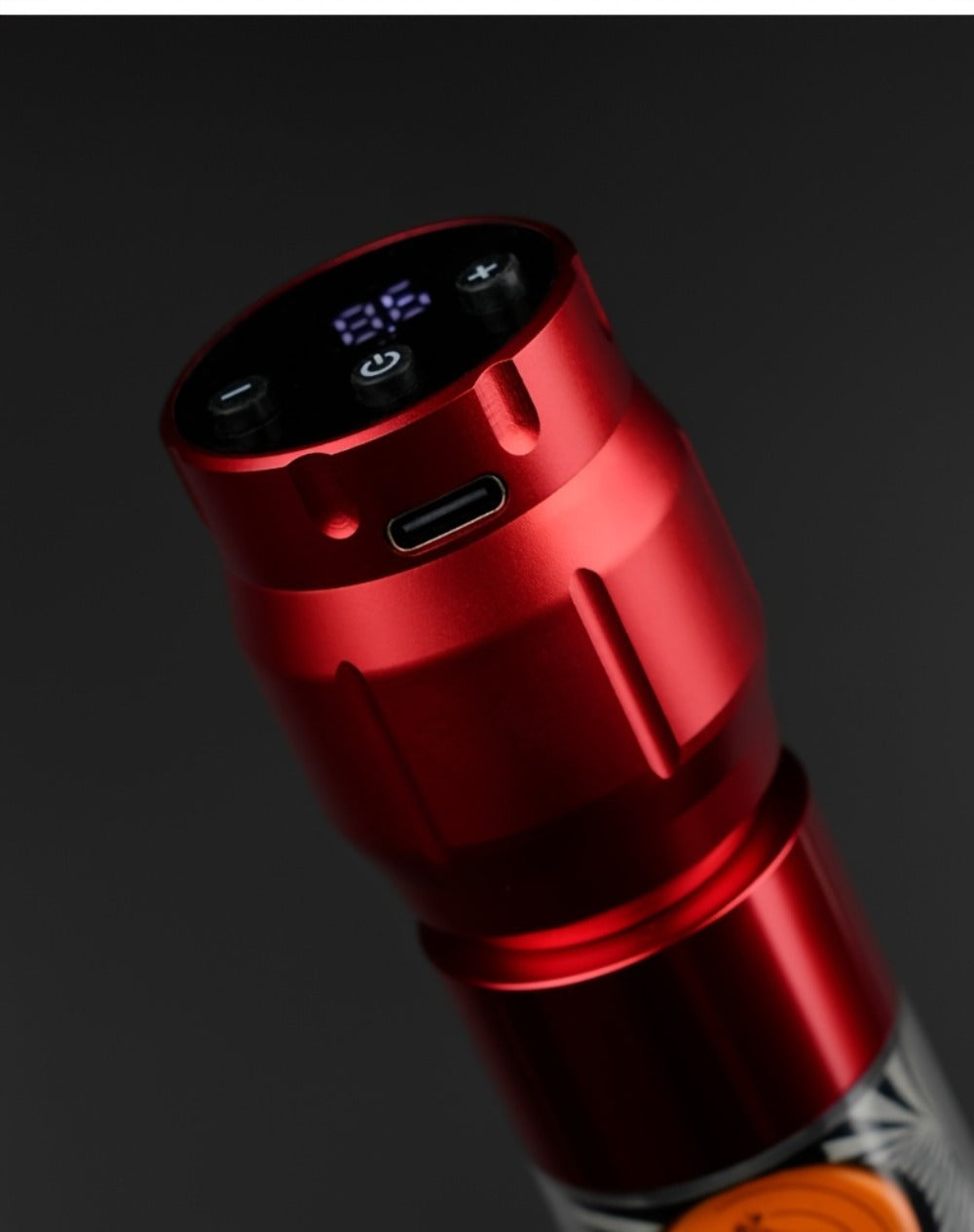 Wireless Power Supply for Tattoos, Featuring a Portable Rechargeable Motor Without Cords, Equipped with an LED Digital Display And RCA Connector, Designed for Rotary Tattoo Machines And Makeup Tools