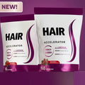 [Hair Accelerator With Biotin] Accelerator With Clinically Studied Lustriva To Promote Thicker, Stronger Hair, Biotin & Mixed Berry, 60 Chew