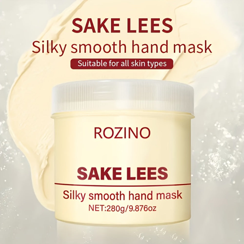 Hand Mask Moisturizing Treatment 280g Distillers Grains Licorice Brightening Formula for Dry Rough Peeling Hands Hypoallergenic Skin Care