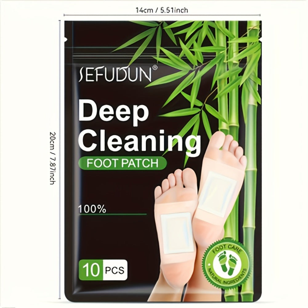 [Christmas Halloween Gifts] Sefudun 50/300pcs Deep Cleansing Foot Patches, Bamboo Charcoal And Ginger Powder Foot Pads, For Foot Care, Foot Patches, Deep Cleansing, Christmas And Halloween, Gifts For Parents, Ladies And Women, Festival Gifts