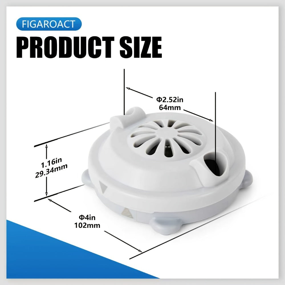 Pipeless Jet Motor Magnetic Jet Head Motor for Pedicure Spa Chair Part Includes Propeller And Cap Replacement for LURACO