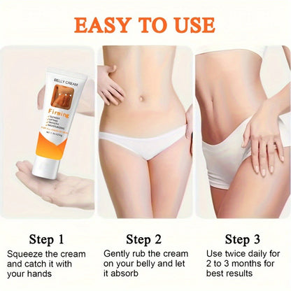 Belly Firming Cream with Jojoba Oil & Caffeine 50g Tightening Body Moisturizer for Butt Belly Thighs Skin Firming Massage Cream Women Gift