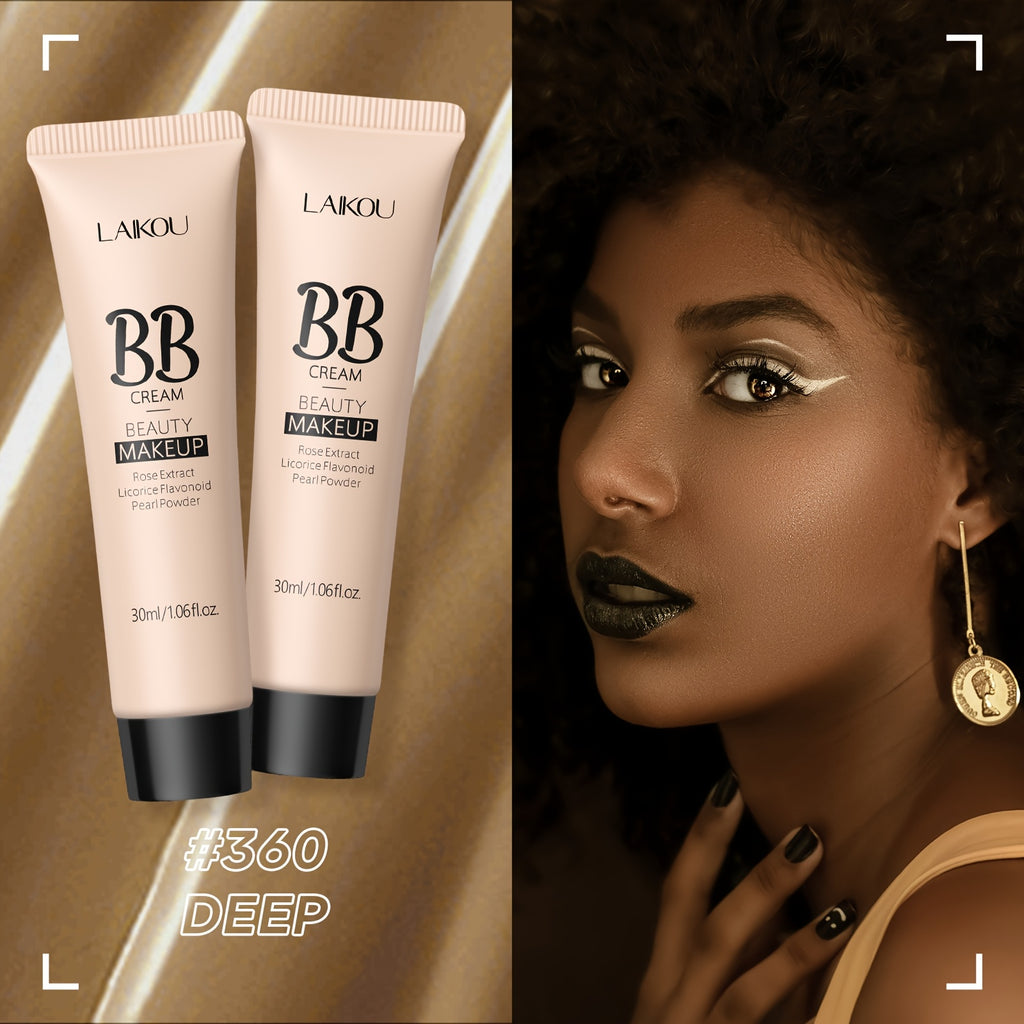 Buy 1 Take 1 - LAIKOU Long Wearing BB Cream 30ml/1.06fl.oz., Waterproof Hide Pores Concealer Make Up, Makeup Foundation, Cover Blemishes Make Up Cream