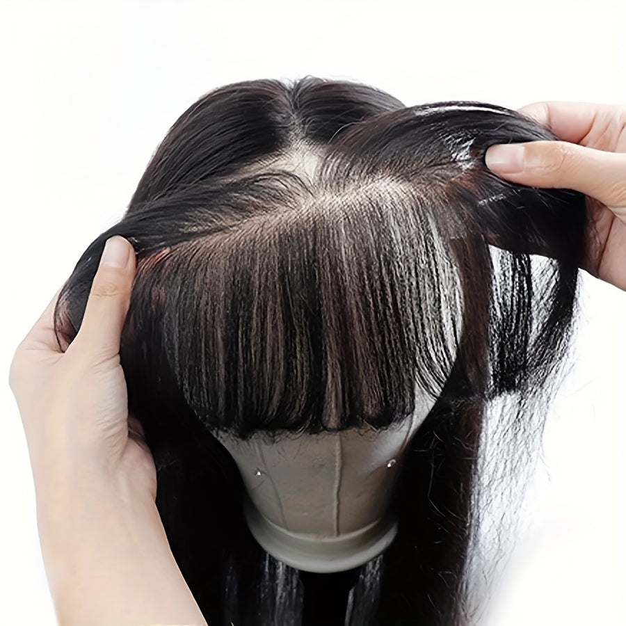 Brazilian HD Lace Hairline with Baby Hair - 6x1 Front Bangs Suitable for Hair, Hairpiece for Dreadlock Systems, Wig Caps & Hair Extensions, Handmade Hairpiece