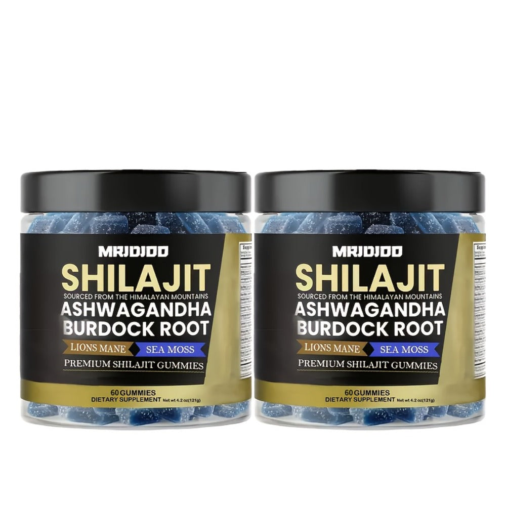Himalayan Shilajit Gummies, Free from Sucrose, Sweetened with Manuka Honey, Featuring a Clean Recipe with Fulvic And Humic Acids