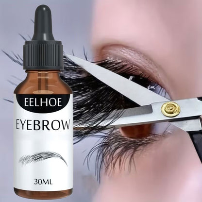 Eyelash & Eyebrow Growth Serum 2-Pack – Thickening & Lengthening Lash Serum for Fuller, Curled Upper & Lower Lashes | Brow Serum for Thicker Brows & Hairline | Unscented, All Skin Types, 0.34oz Each
