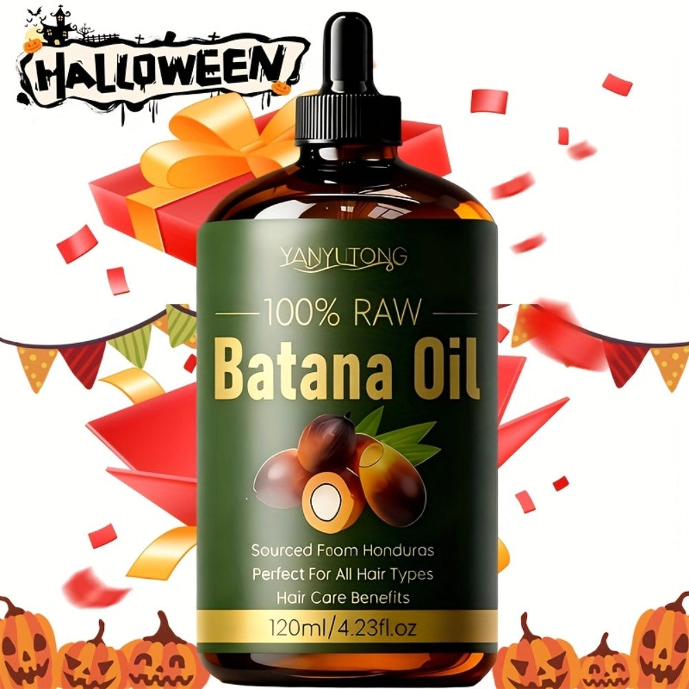 Batana Hair Oil 4.06oz Large Bottle - Moisturizing & Hydrating Scalp & Hair Care for Dry Damaged Hair | Honduras Cold Pressed | All Hair Types