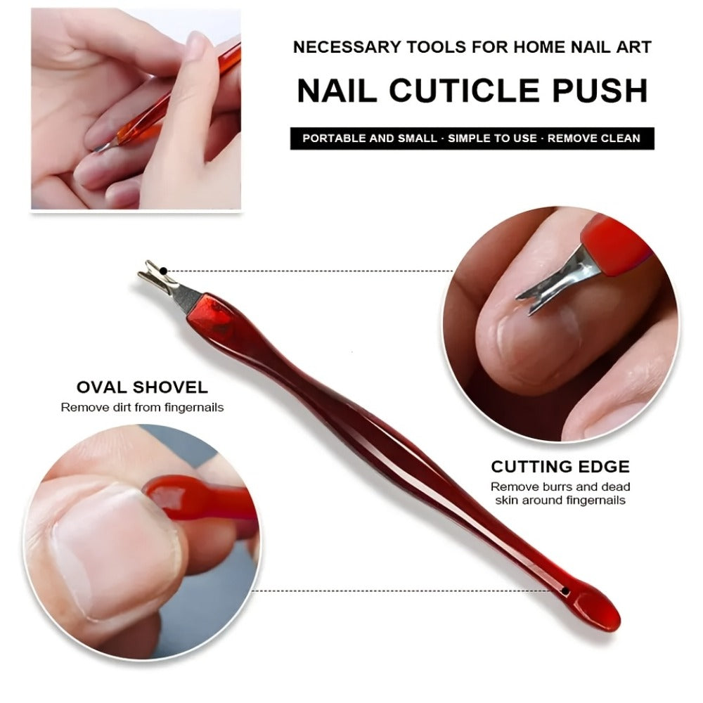 7 In 1 Manicure Set Including Nail Lamp, Nail File, Cuticle Fork, Cuticle Nipper, Finger Separator - Professional For Beginners, Professional Nail Lamp For Salon And Home Use, Essential Nail Tools Compatible With All Gel Nail Polishes