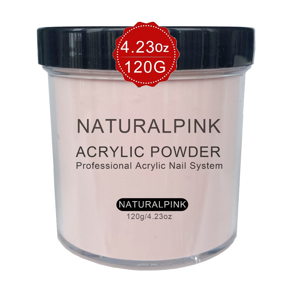 Professional Acrylic Nail Powder System - 4oz Rose, Peach, Almond & Natural Pink for Extensions, Sculpting & 3D Art, Formaldehyde-Free, No Lamp Needed, Comes in Durable Container or Box, Sleek Design for Nail Tech Supplies, 3D Nail Art | Professional
