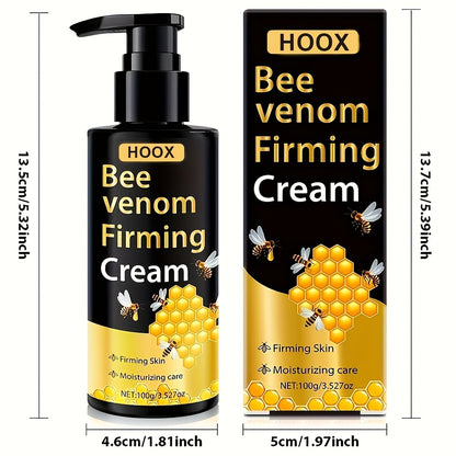 Bee Venom Firming Cream for Face Neck Abdomen & Body - Moisturizing Anti-Aging Skin Tightening Cream for Smoother Firmer Younger-Looking Skin 100g