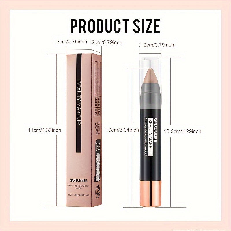 7pcs of Eye Shadow Stick Suit Waterproof Eye Shadow Stick, Pearlescent Mattetreatment, to Create A Natural And Lasting Eye Makeup Lasting Flash Eye Shadowstick, Easy to Create Daily Makeup, Valentine'S Day Gift, Mother'S Day Gift