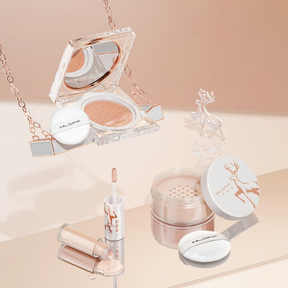 Makeup & Skincare Gift Set for Women - Luxury All-in-One Complete Cosmetic Kit with Tools, Plant-Based Squalane Formula, Elegant Rose Gold Box, Perfect Christmas Valentine Birthday Gift for Her & Moms