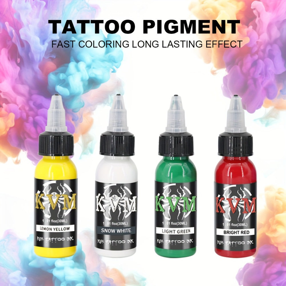 Tattoo Ink Set 1oz (30ml) Tattoo Supplies 7/14 Color Set Ink Complete And Stable Colors Suitable for Tattoo Artists And Beginners Tattoo Supplies