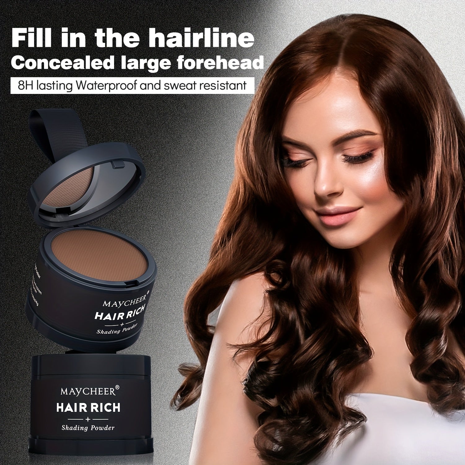 Beard & Hair Touch-Up Powder For Men - Instantly Covers Gray, Fills Sparse Areas, Creates Natural Thickness - Also For Eyebrows & Hairline Perfect For A Father'S Day Gift