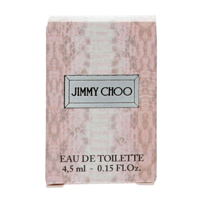 Mini Perfume Travel Size Women Jimmy Choo Eau de Toilette 0.15 fl oz 4.5ml Floral Fruity Gourmand Scent Purse Perfume TSA Friendly Luxury Gift for Her