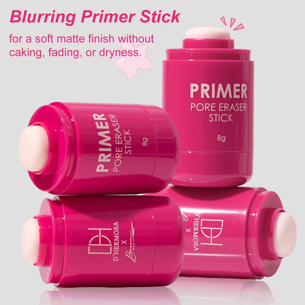 [2pcs Primer Stick Set] Long-Lasting Oil Control Moisturizing 2pcs Primer Stick Set - Smooth Cream Texture, Lightweight Wearable Base Makeup, Pore-Hiding, Strong Oil Control Hydration, Matte Finish, Light Beige Smoothing - 0. 56oz