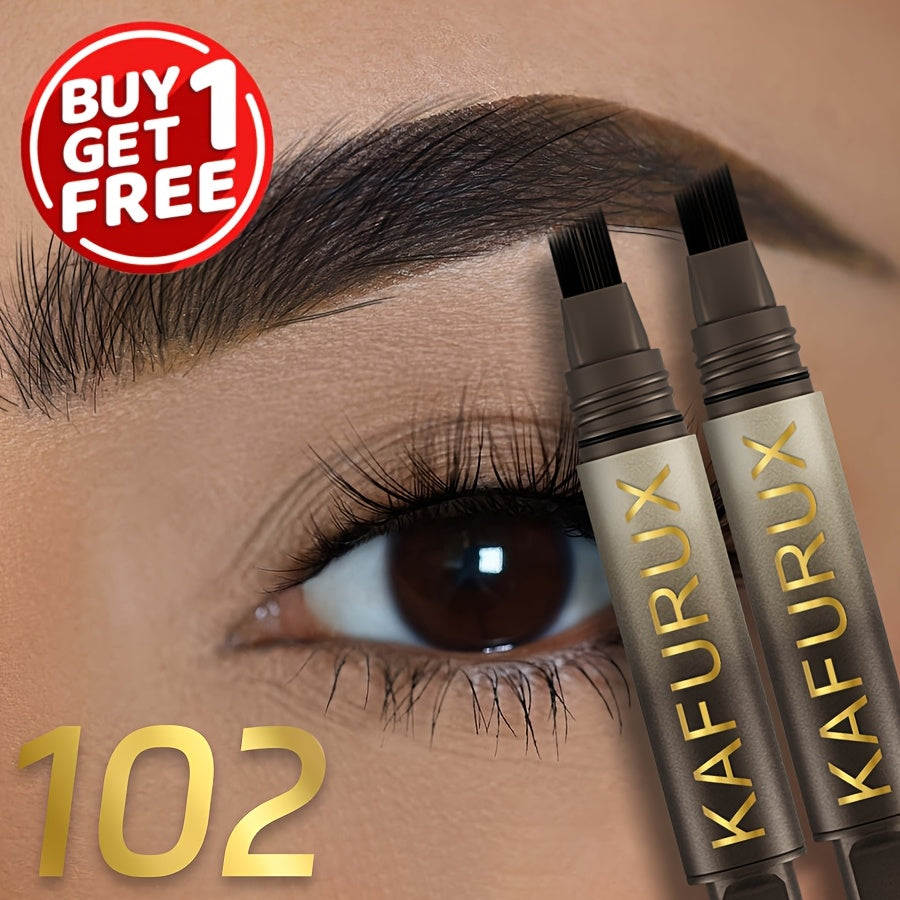 2pcs Eyebrow Pencil, Waterproof, Sweatproof, Lasting Makeup, Easy to Use, Brown, Earth Color, Black, Eyebrow Powder, Eyebrow Setting, Lasting Colors Makeup, Eye Makeup