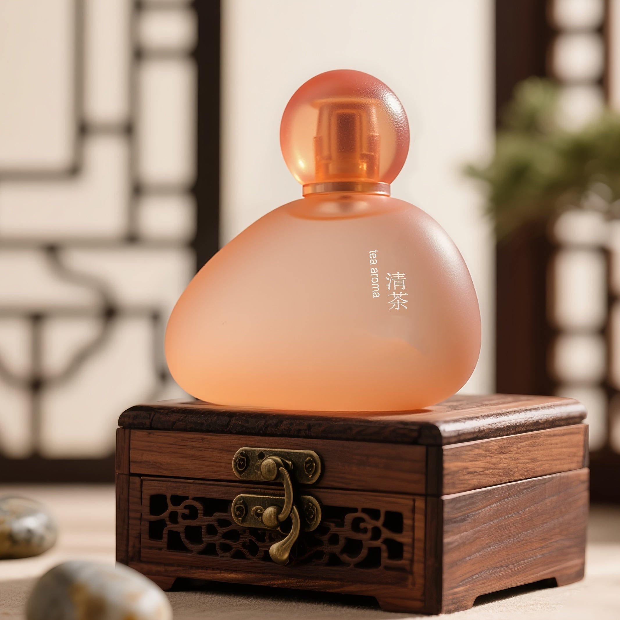 Perfume for Women-Elegant White Tea Jasmine And Peach Scented Perfume - Perfume for Women Long Lasting Fruity Floral Scent, Fresh Eau De Toilette - Long-lasting Fragrance, Free Of Bisphenol A, 5-15% Essential Oil Concentration.