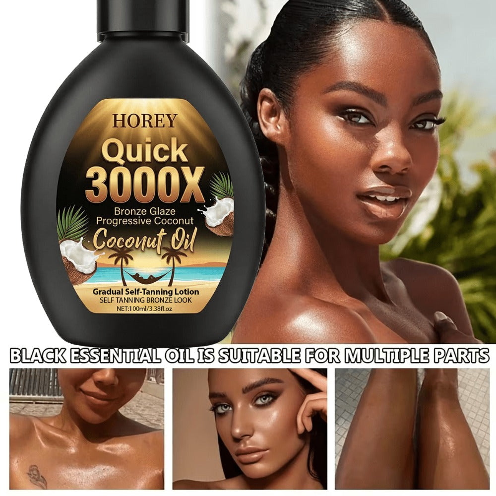 3000X Summer Coconut Self-Tanning Lotion- with Coconut Extracts-Easily Achieve Your Own Sun-Kissed Glow This Summer-Gradual Self-Tanning-Creates a Natural, Radiant Tan-Tanning And Moisturizing-Sunless Tanners