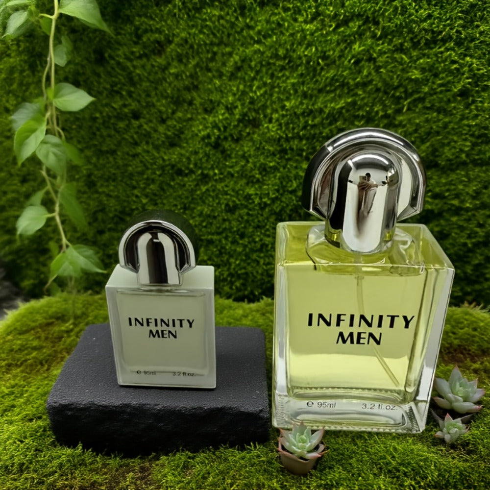 1pc Men'S Luxury Perfume - Long-Lasting Fresh & Sweet Scent with Woody Notes, Elegant Light Mint Green & Golden Design, All-Day Freshness for Commuting, Dates, Nights Out - Women Magnet Fragrance for Men, Sensitive Light Beige Safe, 1.0fl.oz / 0.3fl.oz Tr
