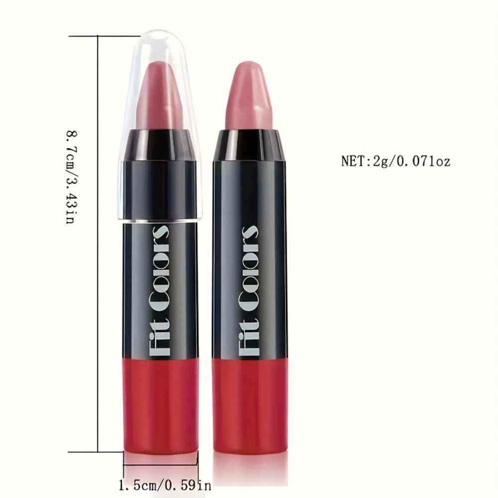 Velvet Matte Lipstick Set 6pcs - Long Lasting 24HR Intense Color, Moisturizing & Smudge-Proof Formula | Fashionable Shades Gift Set for Women